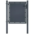 thumbnail image 2 of vidaXL Garden Gate Steel Anthracite Outdoor Patio Fence Barrier Multi Sizes, 2 of 31