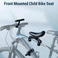thumbnail image 4 of Asientos de Bicicleta Montados en la Parte Delantera con Manillar y Pedales para Niños Kits de Asientos de Bicicleta de Seguridad para Bebés y Niños, 4 of 7