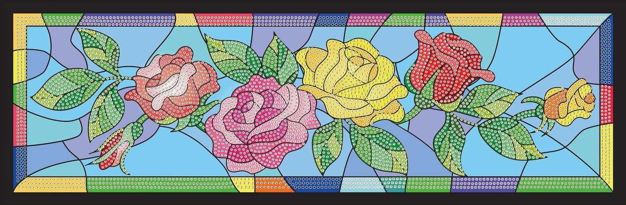 DIAMOND DOTZ® Rose Window Special Edition Diamond Painting Kit