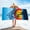 Multicolor, variant on EUDIDV Absorbent Fine Fiber Double-sided Velvet Beach Towel With Drying And Water Absorption Digital Printing Sun Protection Shawl Swimming Bath Towel Quick Dry