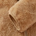 thumbnail image 6 of Lovzfmll Toddler Girls Boys Winter Coat Hooded Fleece Jacket Bear Print Plush Lined Warm Full Zipper Cozy for 6 Months - 4 Years, 6 of 7