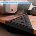 thumbnail image 5 of Speed Square with 14 Types of Drilling Holes, 7 Inch Multifunctional Carpenter Square, Triangle Ruler, Aluminum Combination Square, Quick Measuring Square., 5 of 5