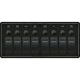 thumbnail image 3 of Blue Sea Systems 8371 Water Resistant Circuit Breaker Panel 8 Position-Black, 3 of 3