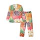 thumbnail image 1 of Balery Succulent And Cactus Pijama para Hombre de Dos Piezas con Manga Larga, Conjunto de Dormir y Descanso Suave con Bolsillos-XX-Large, 1 of 7