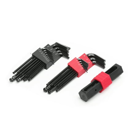 Hyper Tough 23-piece Long-arm Ball End Hex Key Wrench Set