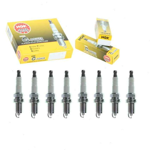 8 pc NGK G-Power Spark Plugs compatible with Chrysler Aspen 4.7L V8 2007