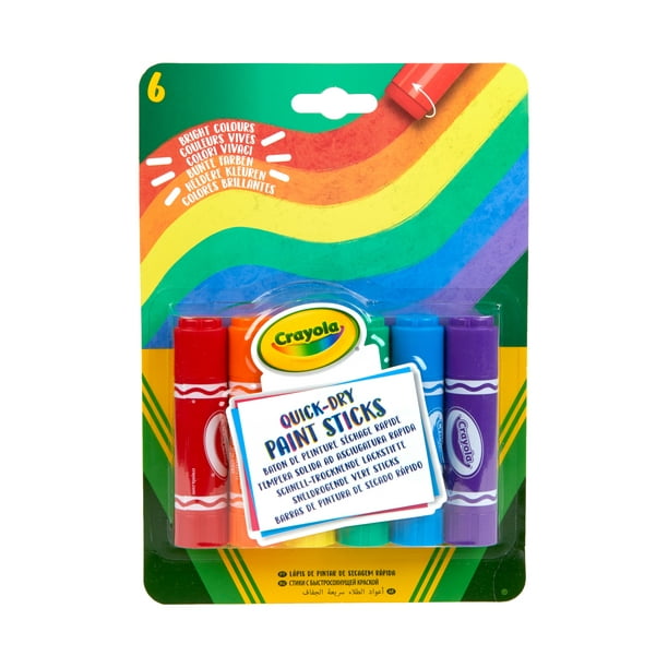 Crayola Project Quick Dry Specialty Paint Sticks, Assorted Colors