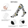 thumbnail image 5 of Lsque Panda with Sun glasses Pattern Sport Compression Socks for Men & Women 15-20 mmHg Knee High Nurse Pregnant Running Medical and Travel Athletic, 5 of 6