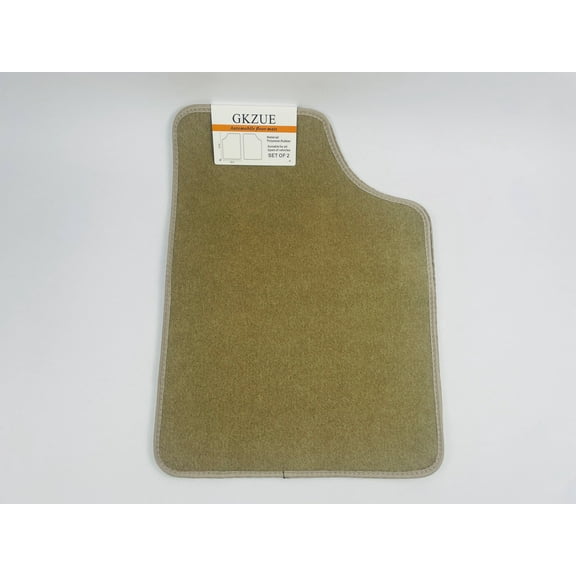 GKZUE Automobiles Floor Mats, 2 Pcs Car Front Seat Floor Mats