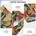 thumbnail image 6 of FORMRS Boys Pajama Pants with Pockets Size 11-12Y Kids Lounge Sleep Bottoms, Floral Mushroom, 6 of 8