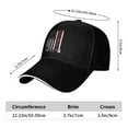 thumbnail image 5 of Usa Electrician Blue Collar Flag Unisex Adult Baseball Caps Adjustable Casquette Dad Hat Sandwich Cap Outdoors Headwear, 5 of 7