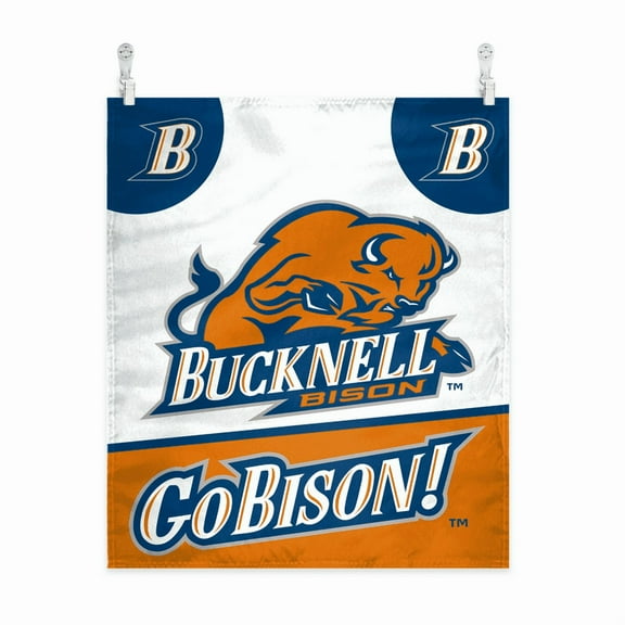 Bucknell Bisons House Wall Tapestry, Wall Art, College Poster, Wall Hanging Art, Dorm Poster - 60"x51" - Vertical Banner with Complete Hanging Kit