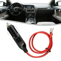 12 Volts Heavy Duty 15A Male Plug Cigarette Lighter Adapter Power Supply Cord