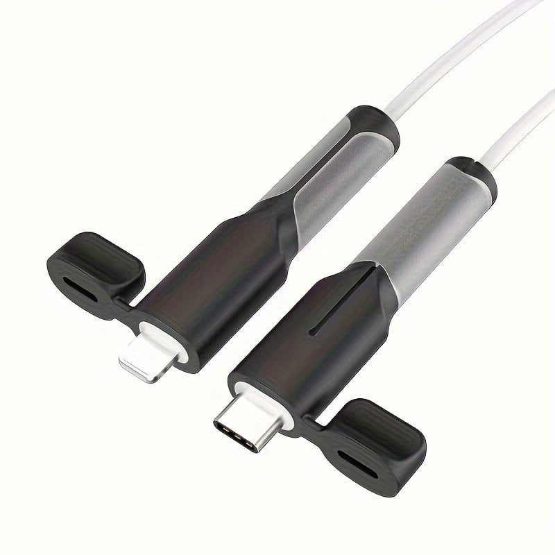1 set of data cable protective cover anti-breakage charging cable protector winder suitable for Apple Huawei OPPO Xiaomi VIVO iPhone mobile phone charger anti-breakage protective case