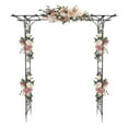 thumbnail image 5 of XPOPR Metal Garden Arch Gothic Arbor - Garden Trellis For Climbing Plants, Intricate Gothic-Inspired Design Adds Elegance to Yards/Gardens, Sturdy Metal Frame Supports Roses/Vines/Clematis., 5 of 8