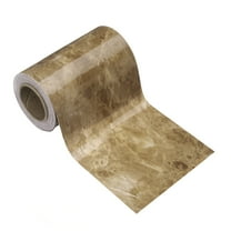 Uxcell Wood Grain Wallpaper Border 3" x 16.4ft Textured Frame Sticker, Brown Stone