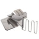 thumbnail image 1 of Dobladillo de costura de alta calidad, doblador de tubos de metal con bordes, accesorios para máquina de coser industrial de puntada de cadeneta, entrada de 1-1/2", 1 of 14