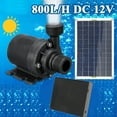 thumbnail image 4 of Solar Panel Fountain Pump Kit, Stable Spraying  Circulation Submersible 20W 12V Solar Fountain Pump Kit  for Garden Hydroponic, 4 of 8
