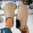 thumbnail image 6 of Willtoo Womens Winter Slip On Ankle Shoes Warm Lined Waterproof Casual Snow Shoes Non Slip Chunky Sole Comfort Walking Shoes for Daily Outdoor, 6 of 6