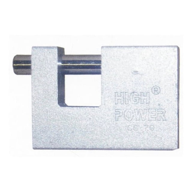 Candado High Power Para Cortina De Hierro 70mm Cromado Hig Cd-70