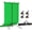 Green, variant on EMART 5x6.5ft Green Screen Backdrop Kit, with Photo Greenscreen Background, Portable T-Shape Stand for Photography, Studio