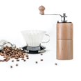 thumbnail image 3 of Molinillos de café manuales Sunnimix de madera estilo vintage pequeña, 3 of 8