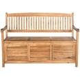 thumbnail image 5 of Safavieh Brisbane Indoor/Outdoor Modern Storage Bench, 5 of 8