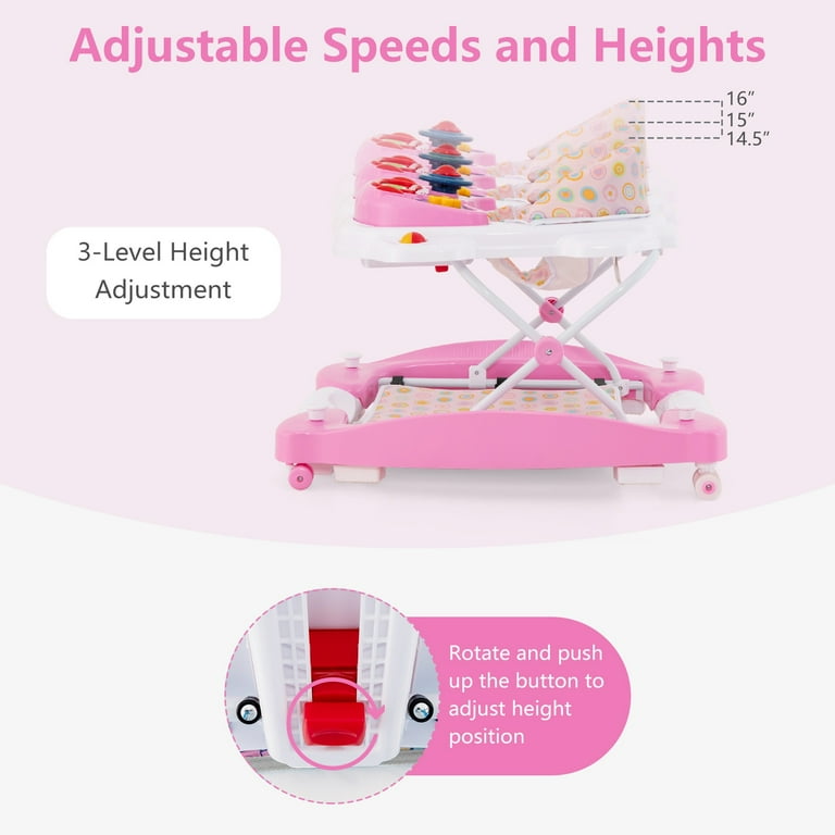INFANS 6 in 1 Baby Walker: Chair, Bouncer, Jumper