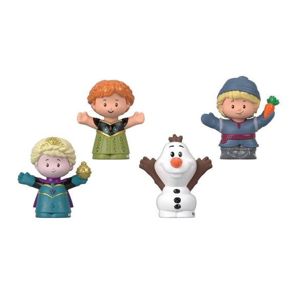Set de Figuritas Fisher-Price Little People Elsa y Amigos Frozen 4 Piezas