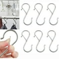 thumbnail image 6 of HLONK Adjustable 15 to 28 Inch Single Bath Towel Bar for Bathroom Stainless Steel Towel Holder With 6Pcs Heavy Duty Safety Buckle Design Metal S Shaped Hooks, 6 of 6