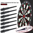 thumbnail image 4 of 100PCS High Precision Electronic Dart Plastic Professional Dart Durable Soft Tip Points Needle Replacement Set Darts Accessories, 4 of 5