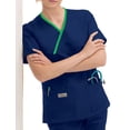 thumbnail image 1 of Urbane Urbane Double Pocket Crossover Top Scrub Top, 1 of 1