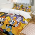 thumbnail image 1 of 3-piece Comforter Set Thickened Single-sided Printing Bedding, Including Comforter Sets, Pillowcases, Four Seasons Comfortable Bedding Set, 1 of 8