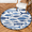 Multicolour 1, variant on CURLYOOT Round Rug 3ft Sea Ocean Fish Blue Area Rug, Washable Circle Mat Non Slip Floor Carpet Mat, Soft Indoor Rugs for Entryway Living Room Dining Room Bedroom