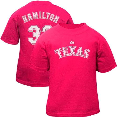 pink texas rangers shirt