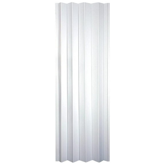 Contempra Interior Accordion Door with Magnet and Accompanying Striker for Multi Fold Interior Doors, Sand White