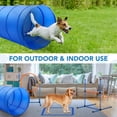 thumbnail image 6 of Dog Agility Training Equipment Set, Multi-Functional Dog Agility Obstacle Course Backyard Starter Kit with Tunnel, Weave Poles, Adjustable Hurdle, Jump Ring, Pause Box, Toys, and Carrying Bag, 6 of 7