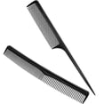 thumbnail image 5 of 6 Pcs Professional Salon Barber Capes with Neck Duster and Combs Brush Waterproof Hair Cutting Capes Adjustable Snap Closure for Women Men Hair Stylist Salon Barbershop Hairdressing, 5 of 7