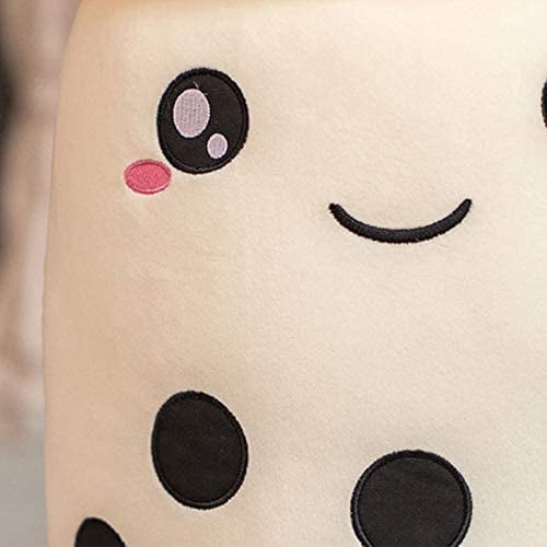 2 Pack de peluches en peluche Bubble Tea mignonnes, animal en peluche doux, tasse à lait