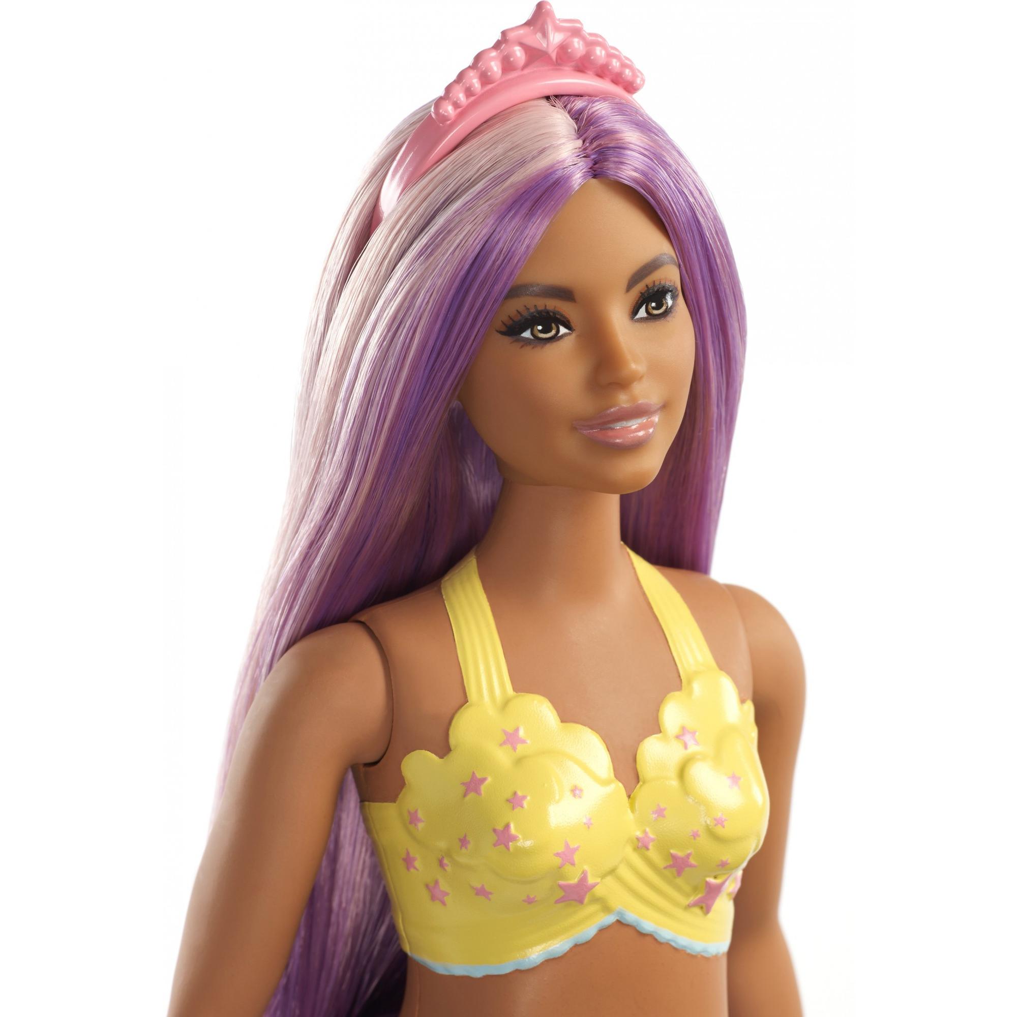 Barbie Dreamtopia Mermaid Doll with Long Purple Streaked Hair - image 4 of 8