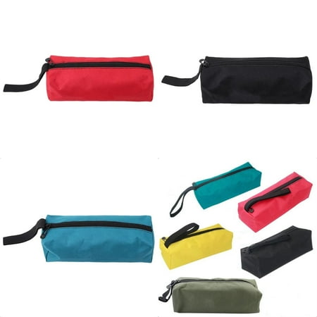 

Sturdy and Water-resistant Canvas Small Hand Tools Organizer Pouch - Thick and Durable Material Perfect for Screwdriver Wrench Drill Bits Tweezers and More.