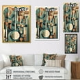 thumbnail image 4 of Designart "Mid Century Artistic Transformations IV" Modern Midcentury Wall Art Living Room, 4 of 5