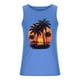 thumbnail image 2 of Camisetas de Tanque de los Hombres Tanque de los Hombres Incolor Gradiente de Impresión Cuello Redondo Correa Delgada Fuga Atrás Regular Casual Deportes Blusas de Tanque, 2 of 5