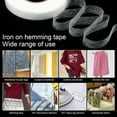 thumbnail image 4 of No-Sew Hemming Tape for Pants, Curtains & Dresses, Double-Sided Fabric Adhesive Hem Tape for Jeans, Skirts & Clothes, Quick Fabric Bonding & Iron-On Hem Strip, 4 of 6