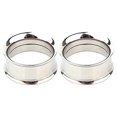 thumbnail image 2 of Guardurnaity Expansor de oreja de acero inoxidable, joyería, tapones para los oídos acampanados dobles, Piercings huecos para el cuerpo, medidor Ropa, zapatos y accesorios Miscelánea plata 14 mm, 2 of 3