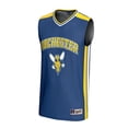 thumbnail image 2 of Men's GameDay Greats Blue Rochester Yellow Jackets Basketball Jersey, 2 of 3