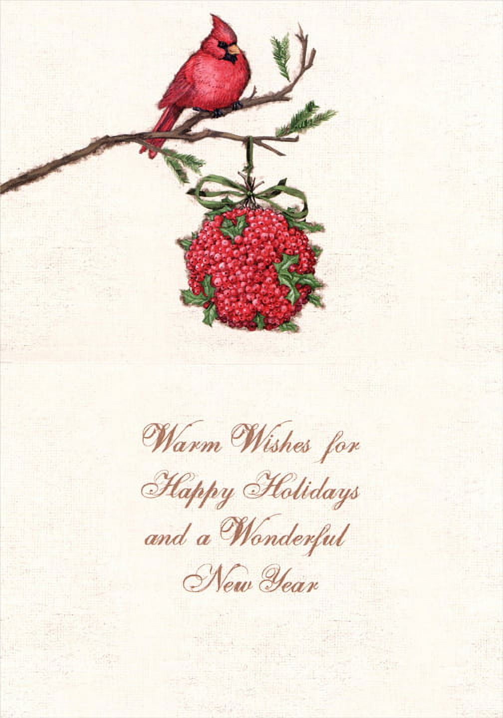 LPG Greetings Winter Wonderland Cardinals: Box of 18 Paul Brent Christmas Cards