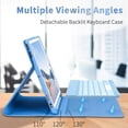 thumbnail image 4 of Funda con teclado FUWANG para iPad 9ª, 8ª generación, 10,2 pulgadas, 4 of 7