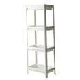 thumbnail image 3 of deevoka Bathroom Shelf Fruit and Vegetable Shelf for Laundry Room Office Dining Room White 4 Tier, 3 of 9