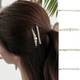 thumbnail image 7 of Xinyolin Fashion Women Girls Full Faux Pearl Inlaid Bobby Pin Hair Bangs Barrette Gift, 7 of 7